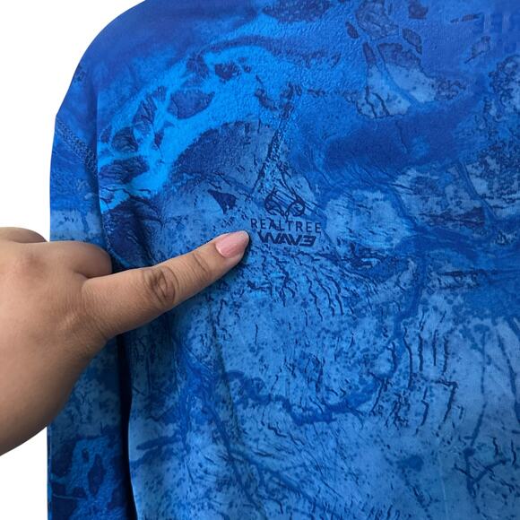 NWT Realtree Fishing Long Sleeve Sun Protection Top sz Small - Picture 5 of 5